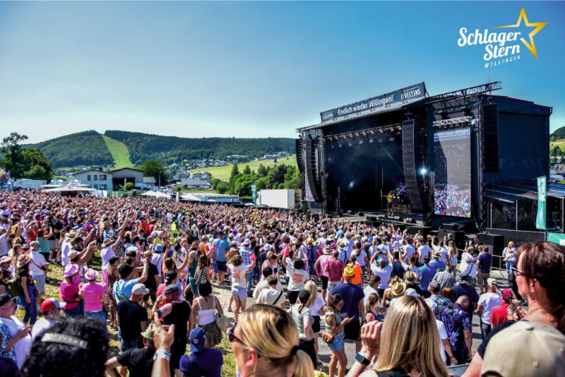 Konzertpublikum beim Schlagerstern in Willingen