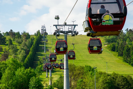 Gondeln der Ettelsbergseilbahn in Willingen